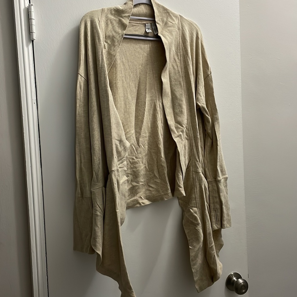 ZELLA open cardigan with thumb holes